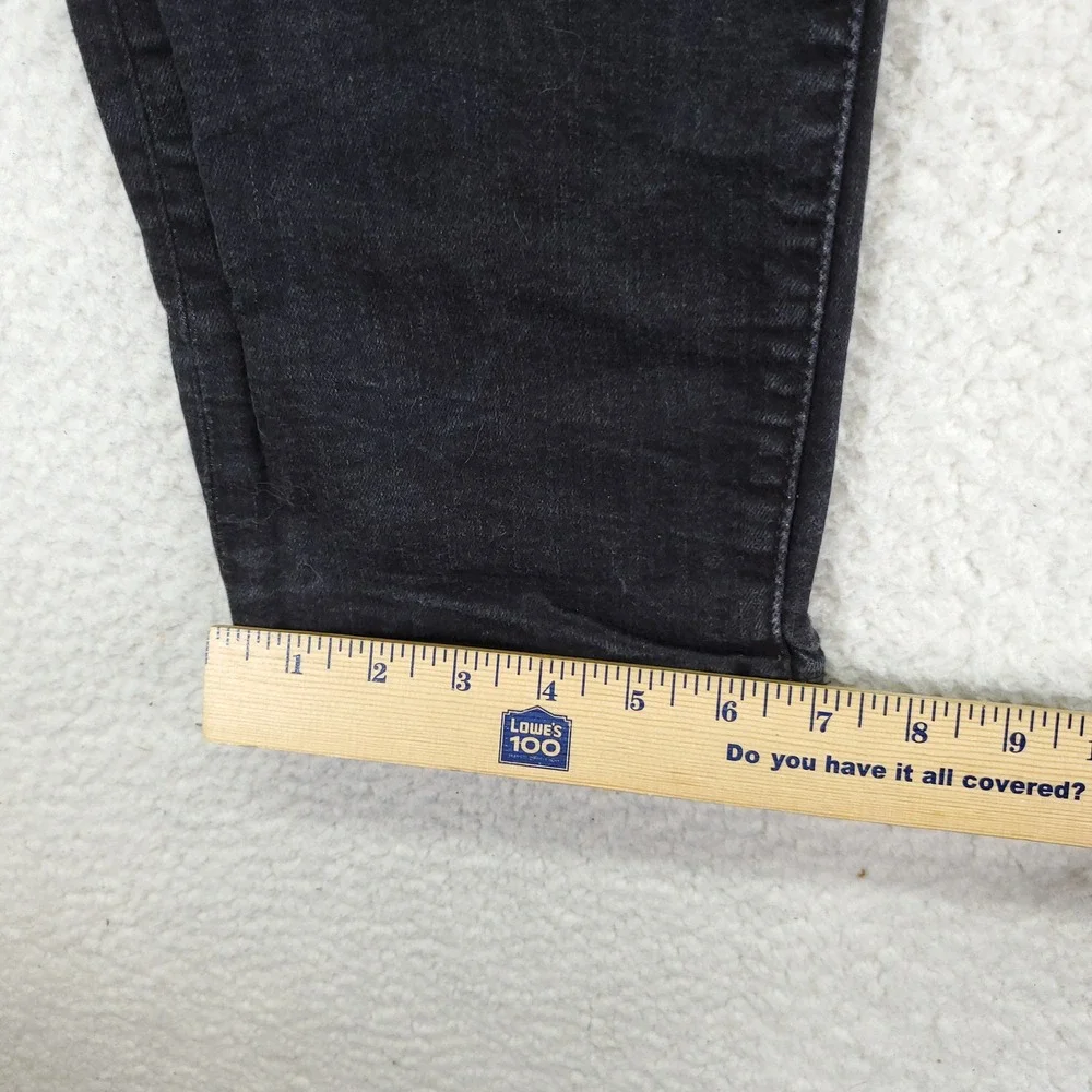 Levis 501 Original Fit Mens Black Straight Leg Button Fly Jeans 32x32 00501-0660
